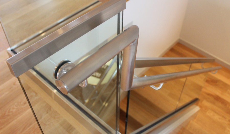 Glass railings, railing